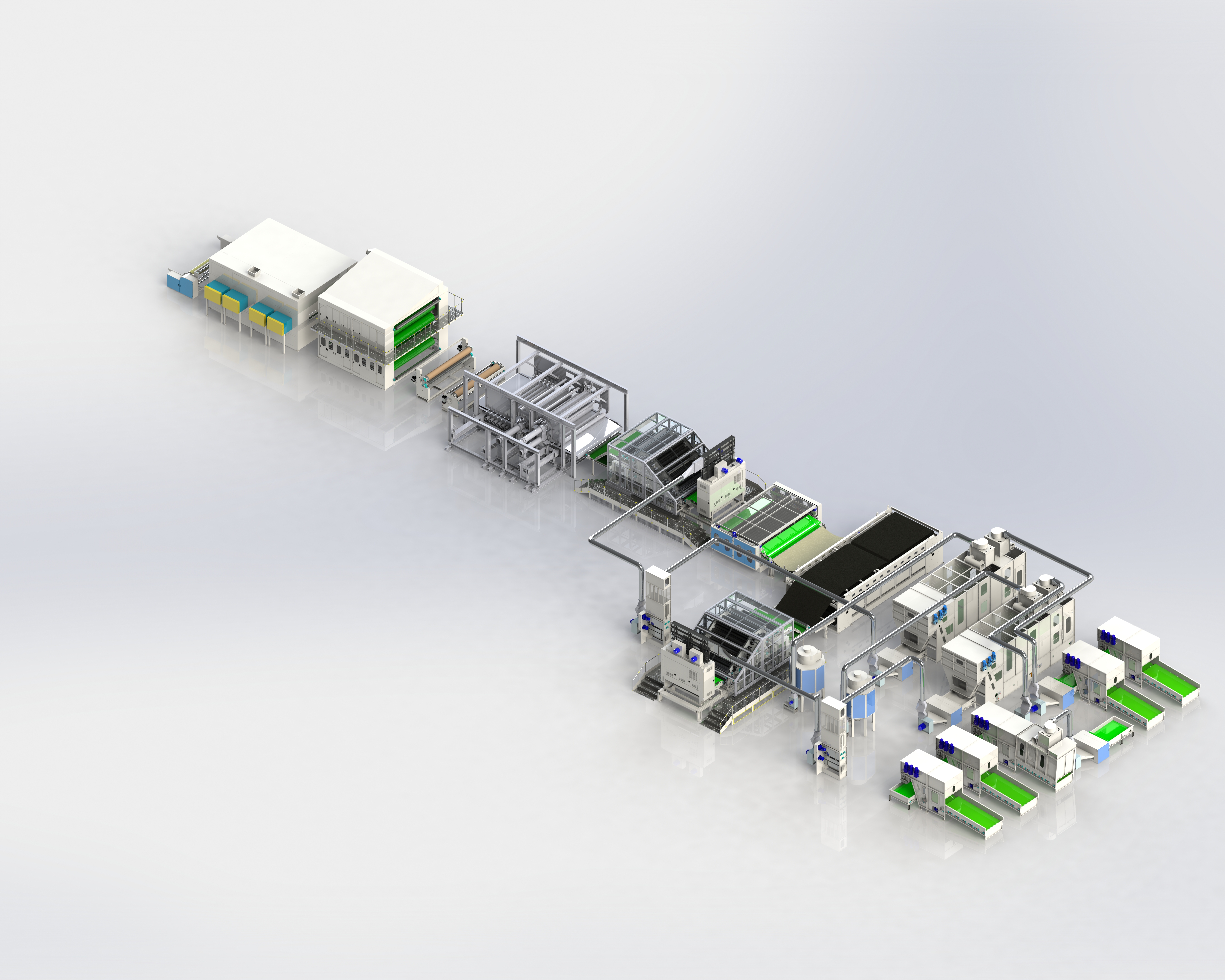 徐道才3500两梳一铺水刺線设备布局視角二
