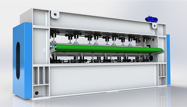 テキスタイル処理用のベロアマシン