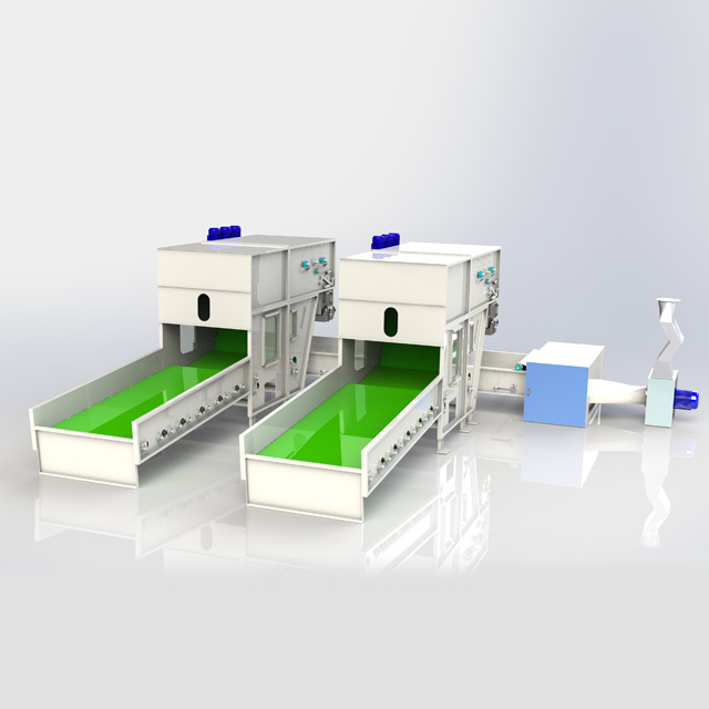 中国の非織り生産ライン電子計量システムベールオープナー 