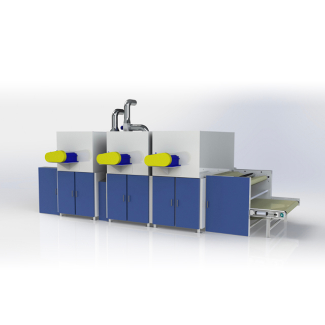 音響パネルの生産ライン